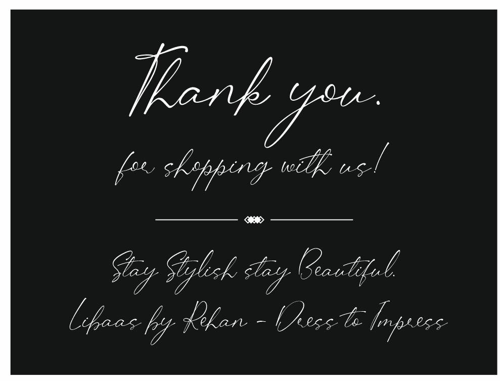 Thank you for shopping with us!