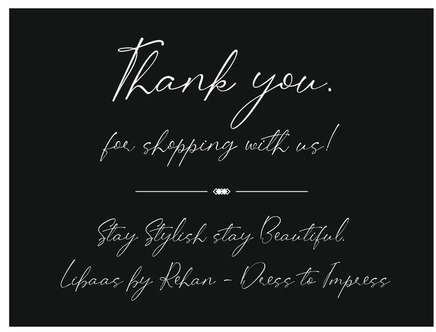 Thank you for shopping with us!